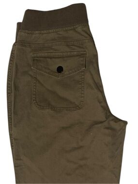Flamingals Women’s Olive Green Straight-Leg Pants – Size S